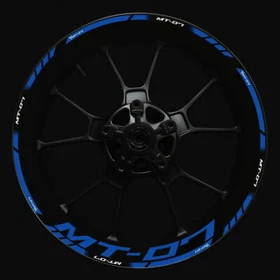 For Yamaha MT-07 mt07 Wheel Hub Rim Decorative Decal Reflective Sticker