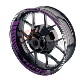 Purple Wheel Rim Sticker Model Kit For Yamaha 17 inch Wheel Motorcycles