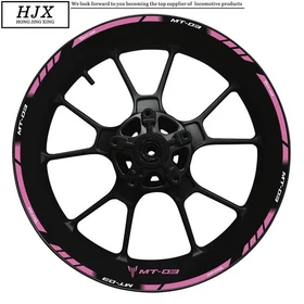 Mt 03 Motorcycle Wheel Decal 17'' Rim Sticker Wheels Sticker For Yamaha Mt-03