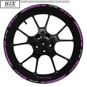 Mt 03 Motorcycle Wheel Decal 17'' Rim Sticker Wheels Sticker For Yamaha Mt-03