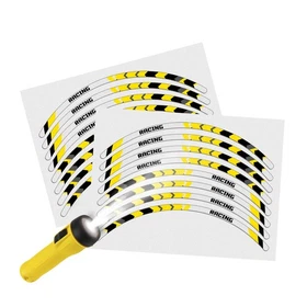 Retroreflective Red Tone Strips Sticker SH19 For Suzuki GSR 600 06-10 09 08 07