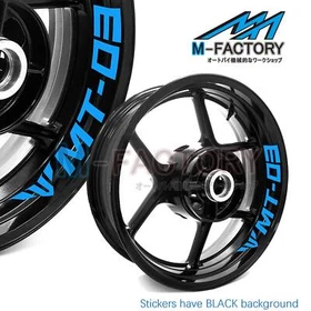 Wheel Decal 17'' Rim Sticker Tape Set For Yamaha MT03 2018-2020