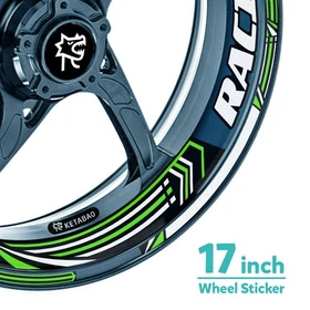 Racing BP 17 inch Rim Wheel Stickers Decals For Yamaha FZ07 MT-07 18-21 20 19