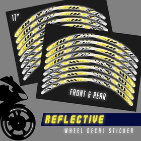 Reflective Wheel Sticker Stripes SH15 For Honda CB190R 19-20