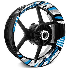 S14W Inner Wheel Rim Sticker Decals 17 Inch For Yamaha FZ07 MT-07 18 19 20 21