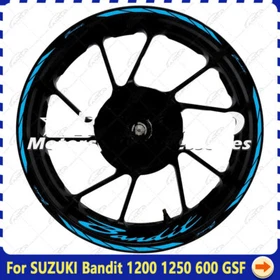 For SUZUKI Bandit 1200 1250 600 GSF Wheel Hub Decal Rim Decoration Reflective