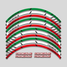 For DUCATI 899 959 1199 1299 Panigale V2 V4 S/R Wheel Rim Stripes Tape Sticker 