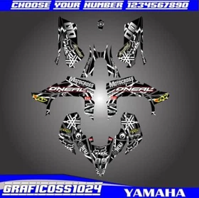 Yamaha YFZ 450R 450X Graphics kit 2014 2016 2018 to 2025 decals stickers ATV UTV