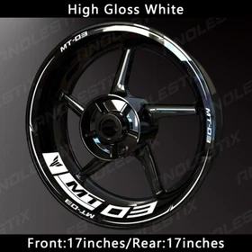 Reflective Motorcycle Wheel Sticker Rim Tape Decals Fits For YAMAHA MT03