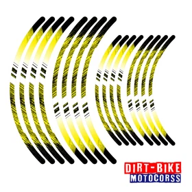 STRIPE05 Dirt Bike Wheel Rim Stickers For Honda XR650L 2012-2020 19 18 17