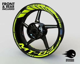 Wheel Stickers for Yamaha MT-03 MT03 Rim Tape Motorcycle Decals Graphics 17"