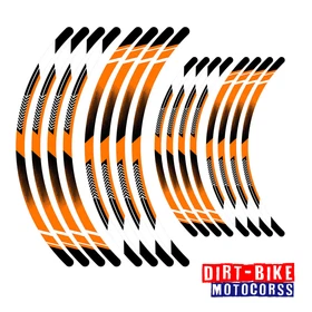 ARROW01 Dirt Bike Wheel Rim Stickers For Honda XR650L 2012-2020 19 18 17