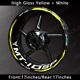 Reflective Motorcycle Wheel Sticker Rim Tape Decals Fits For YAMAHA MT10SP