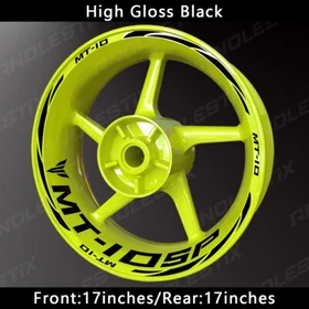 Reflective Motorcycle Wheel Sticker Rim Tape Decals Fits For YAMAHA MT10SP
