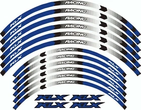 21" 18" RIM STRIPES WHEEL STICKERS FOR KAWASAKI KLX 400/R 450R 300/R 230/R