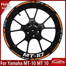 For Yamaha MT-10 MT 10 Motorcycle Accessories wheel decals rim stickers stripe