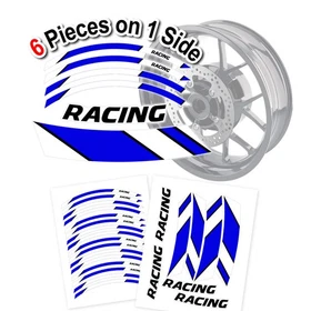 For Suzuki GSF1200 GSF1250 Bandit Black Motorbike Rim Decal Sticker GP06