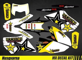 Motorcycle Decal Kit For Husqvarna FC/TC - ROCKSTAR
