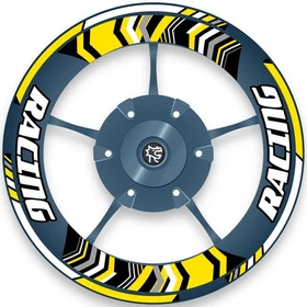 Red Racing Decal Wheel Sticker 17 inch BP02 For Suzuki SV 650X 19 20