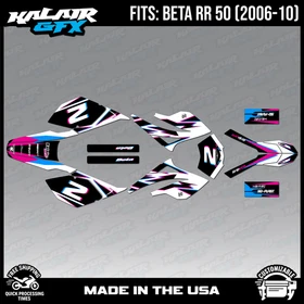 Graphics Kit for Beta RR50 (2006-2010) Vizion Series - MAGENTA