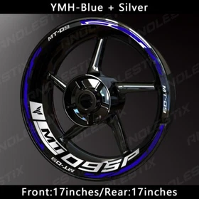 Reflective Motorcycle Wheel Sticker Rim Tape Decals Fits For YAMAHA MT09SP