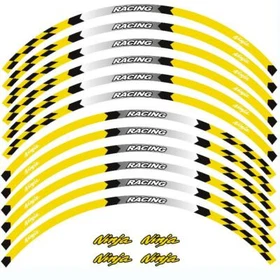 17" Rim Stripes Wheel Tape Sticker Decals For KAWASAKI NINJA 600RX 750R 650 650R