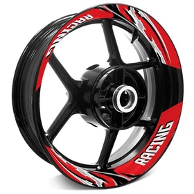 Red Inner Decal Wheel Rim Stickers S19W For Yamaha FZ09 MT-09 18 19 20 21