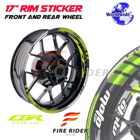 Inner Rim Stickers Decals 17 inch AA02 Pack For Honda CBR1000RR 2019-2021 20 21