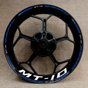 For YAMAHA MT10 MT-10 17 inch Wheel Hub Rim Decorative Decal Reflective Sticker