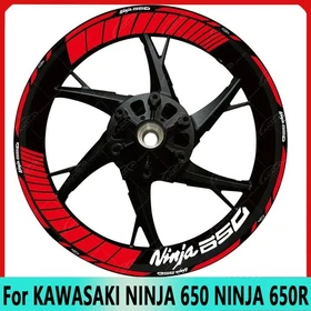 17" For KAWASAKI NINJA 650 NINJA 650R Wheel rims waterproof reflection decal New