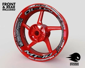 Wheel Stickers for Yamaha MT-10 MT10 Rim Tape Motorcycle Decals Graphics 17"