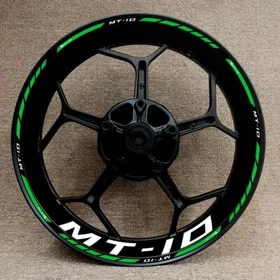 For YAMAHA MT10 MT-10 17 inch Wheel Hub Rim Decorative Decal Reflective Sticker