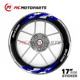 17'' Rim Wheel Sticker Vinyl Decal S10 For Yamaha FJ09 FJR1300 FZ6R FZ07