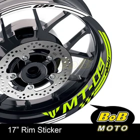PURPLE 17" Rim Stickers Decals Custom AA02 For Yamaha MT09 2018-2020 18 19 20