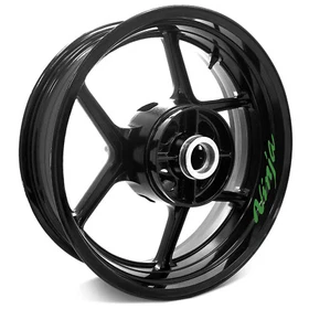 Green Inner Stripe Decal Wheel Sticker For Kawasaki ZX6R Ninja ZX636 ZX600 95-24