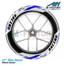 J02 17'' Rim Sticker Strip Tapes Vinyl Decal For Suzuki GSF1250S SA SEA GSX650F