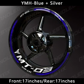 Reflective Motorcycle Wheel Sticker Rim Tape Decals Fits For YAMAHA MT03