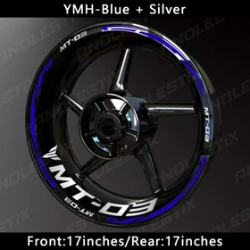 Reflective Motorcycle Wheel Sticker Rim Tape Decals FitsFor YAMAHA MT03