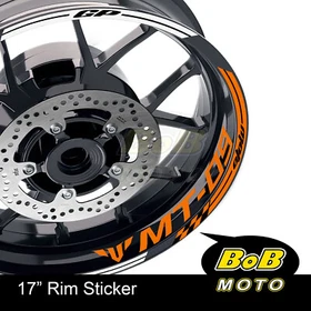 PURPLE 17" Rim Stickers Decals Custom AA02 For Yamaha MT09 2018-2020 18 19 20