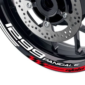 Rim Decor Sticker 17'' Wheel Check Pattern For Ducati 1299 PANIGALE 2015-2019 17