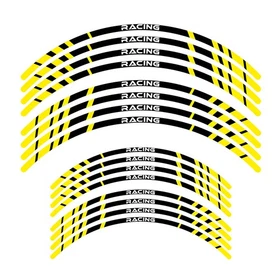 Yellow Dirt Bike MX Wheel Rim Sticker P02B For Honda CRF 450RL 25 24 23 22 21