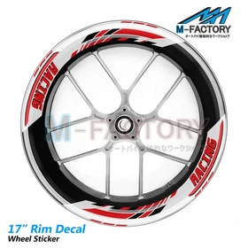 J03 17'' Rim Sticker Strip Tapes Vinyl Decal For Honda CB650R CB900F