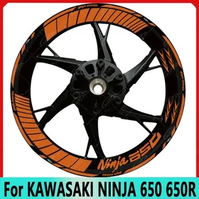 2026 New /17" For KAWASAKI NINJA 650 650R Wheel rims waterproof reflection decal