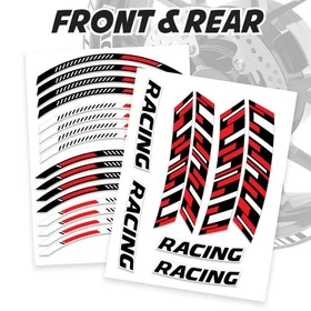 FC66 17'' Rim Wheel Stickers Decal Graphic Kit For Yamaha FZ07 MT-07 18-21 20 19