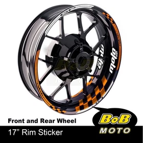 AA01 17" Wheel Rim Stickers Blue Stripes Tape For Honda CB1100 EX RS 14-20 19