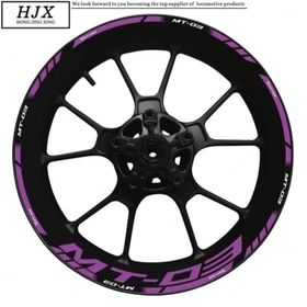 MT03 MT-03 Motorcycle Wheel Decals Rim Tickers laminated Tripes For Yamaha MT-03