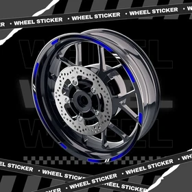 Green 17 Inch Outer Rim Sticker Stripe Decal D01B For Yamaha YZF R6