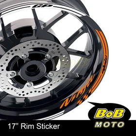 YELLOW AA01 17" Wheel Rim Decals Sticker For Kawasaki NINJA 1000 Z1000 SX 11-19