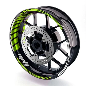 GP02 17 inch Vinyl Decal Rim Wheel Sticker White For Suzuki SV 650X 19 20