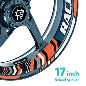 Racing BP 17 inch Rim Wheel Stickers Decals For Yamaha MT09 18-21 20 19
